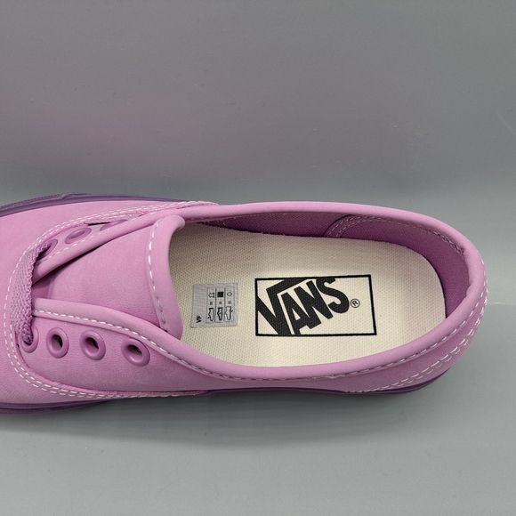 New Vans Authentic Violet Translucent Purple Gum Sole Pink with White Stitching - Picture 7 of 10